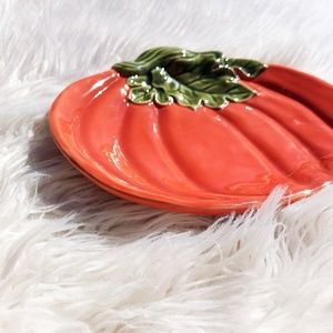 Better Homes and Gardens Holiday - Better Homes and Gardens Orange Pumpkin Platter Better Homes and Gardens Holiday - Better Homes and Gardens Orange Pumpkin Platter